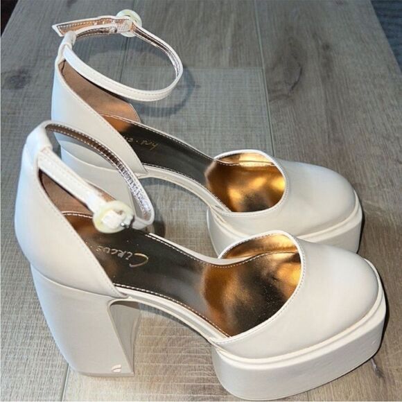 Free People Brynn Platform Heels US 8 - Picture 4 of 6